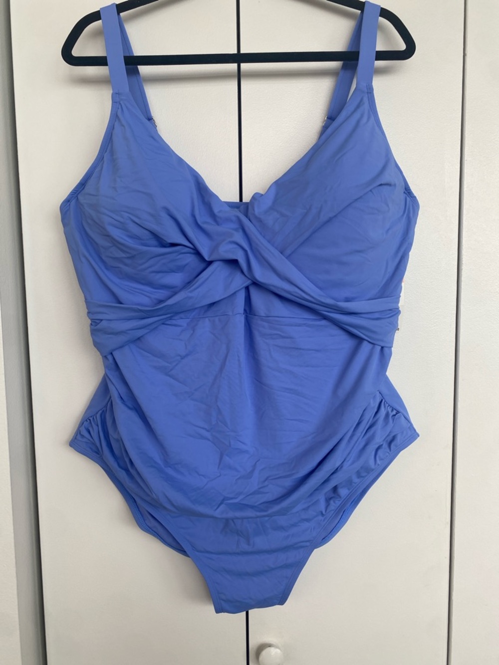 NWT Catalina Iris Twist-Front One-Piece Swimsuit